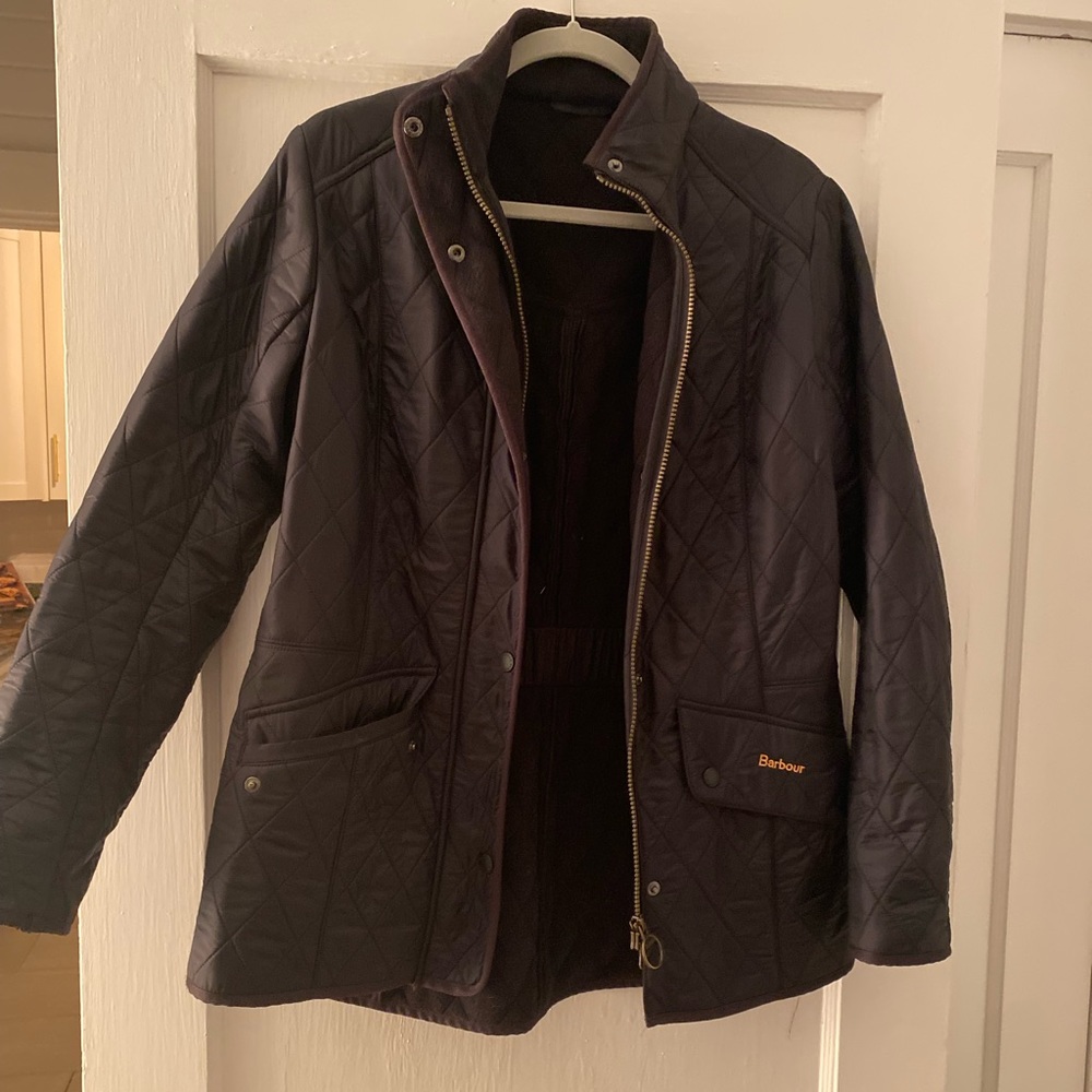 Barbour Womens Black Womens Jacket Sz 10